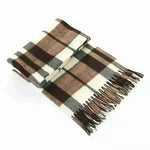 Handmade Autumn And Winter Velvet Fleece Plaid Scarf - EX-STOCK CANADA