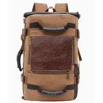 Men Canvas Backpack Huge Travel School Shoulder Computer Backpack Functional Versatile Bags Multifunctional Laptop Bag EX-STOCK Canada