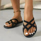 Casual Slides on flat Rubber Slippers for women - EX-STOCK CANADA