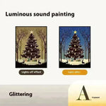 2024 New Luminous Christmas Tree Painting decorations Bluetooth Speaker integrated Gift Ideas - EX-STOCK CANADA