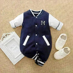 Baby One-piece Spring And Autumn Romper Baseball Uniform cloth - EX-STOCK CANADA