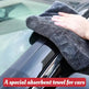 KLCB No-streak, No-scratch, No-water-stain Car Drying Towel Premium Microfiber Double-twist Pile With No Edge Design For Quick And Easy Drying EX-STOCK