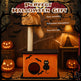 Halloween Cat Tree, Cat Tower Cat Tree For Indoor Cats With Spacious Cat Condo, Large Platform, Sisal Scratching Post, Orange & Black EX-STOCK