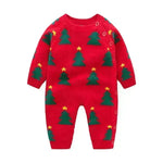 Newborn Baby Clothes Baby Crawling Clothes Thickening Out Baby Harness Christmas Baby Romper Baby Cotton Sleepwear
