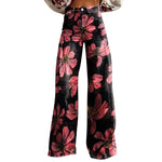 American And European-style Womens Flared Denim Jeans Made From Pure Cotton 