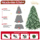 Artificial 5ft Blue Green Tint Christmas Tree EX-STOCK Canada 