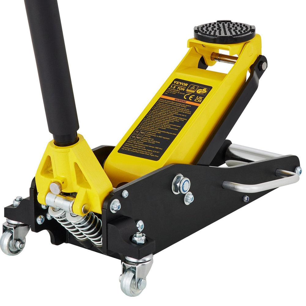 1.5 Ton Low Profile Aluminum Steel Racing Floor Jack Dual  Lift Car EX-STOCK