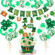St. Patrick's Day Balloon Party Decoration Kit – 32-Piece Clover & Lucky Balloon Set