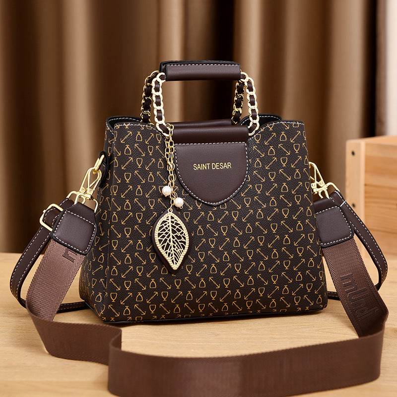 Women's Vintage Fashion Print Handbag EX-STOCK Canada 