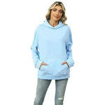 Winter Casual Hooded Pocket Pullover Sweatshirt Women