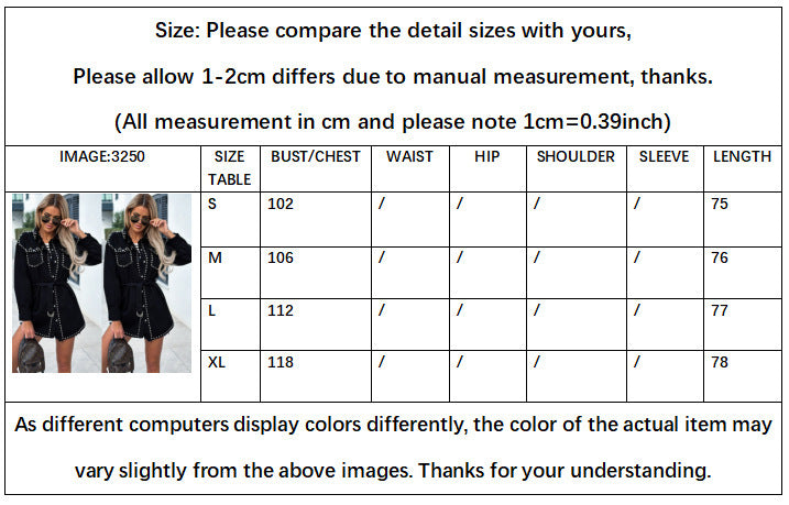Retro Street Style Rivet Loose Denim Jacket Women EX-STOCK Canada 