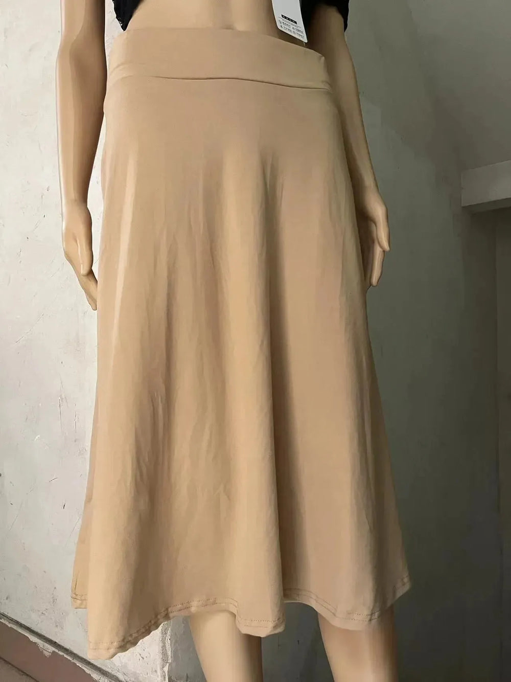 Women's casual High Waist flared Midi Skirt - EX-STOCK CANADA