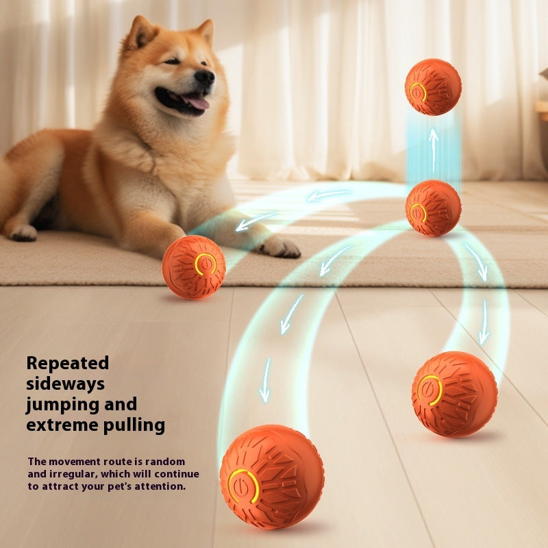 Pets Electric Jumping Ball Automatic Dog-teasing Luminous Pet Products Pets Dogs Training Products Ball Toys For Dogs Resistance EX-STOCK Canada 