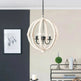 6 - Light Wood Chandelier With Adjustable Chain For Kitchen, Dining Hall Entrance, Bulb Not Included - EX-STOCK CANADA