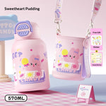 Kids Cute Cartoon Insulated Thermos Water Bottle – 316 Stainless Steel, 570/580ml | 11 Designs 2