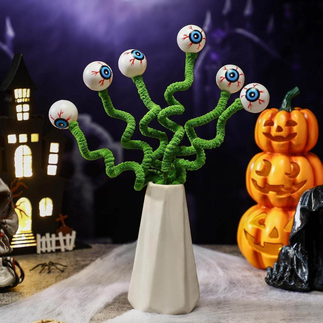 Halloween Three-dimensional Eye Beads Twig Cutting Bouquet Creative Funny Decoration EX-STOCK