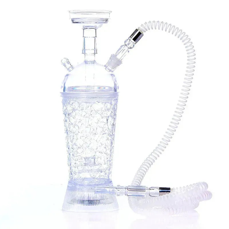 Arabic Hookah With LED Light Portable Car Gel Broken Crystal Cup - EX-STOCK CANADA
