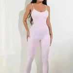 Spaghetti Strap One piece Unitard Bodysuit Jumpsuit - EX-STOCK CANADA
