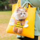 Cartoon Character Canvas Pet Carrier Tote Bag – Cute 3D Plush Design for Cats & Small Dogs | Rabbit, Bee & Dinosaur | 2 Sizes