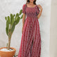Elegant Off shoulder Spring Summer Maxi dress Slit Chiffon maxi dress for Beach vacation resort travel - EX-STOCK CANADA