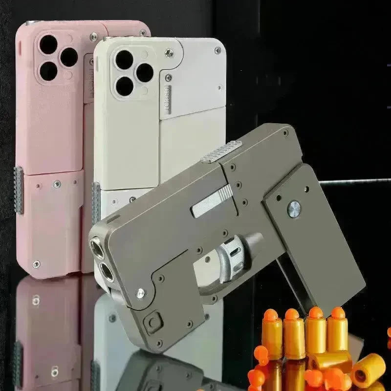 mobile phone shape folding soft bullet gun toy - EX-STOCK CANADA