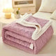 Blanket Double Thickened Warm Coral Fleece Sofa Winter Blanket - EX-STOCK CANADA