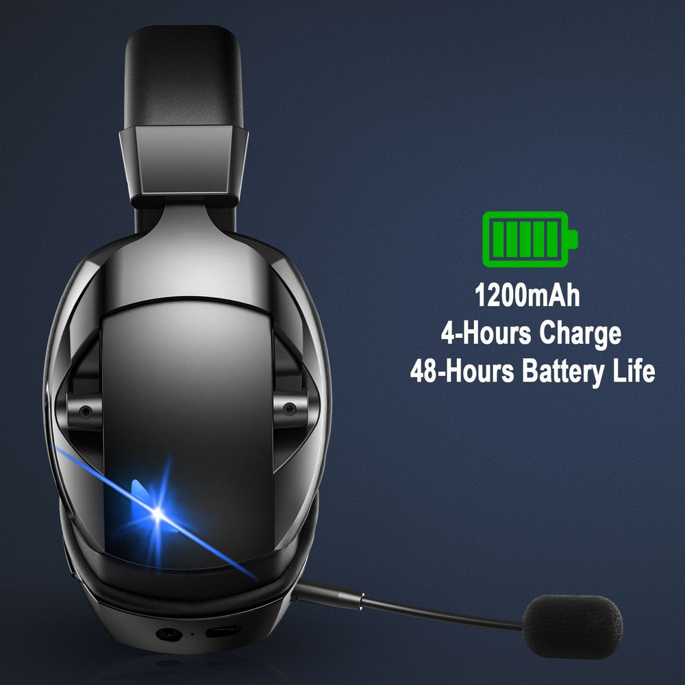 Cross-Border Over-Ear Bluetooth Headphones With Wireless Microphone  2.4G Dual-Mode, For E-Sports, Gaming PCs & PS5 EX-STOCK Canada 
