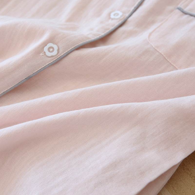 Three-piece Cotton Gauze Pajamas For Women - EX-STOCK Canada
