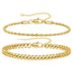 New Men's Cuban Chain Bracelet Set EX-STOCK Canada 