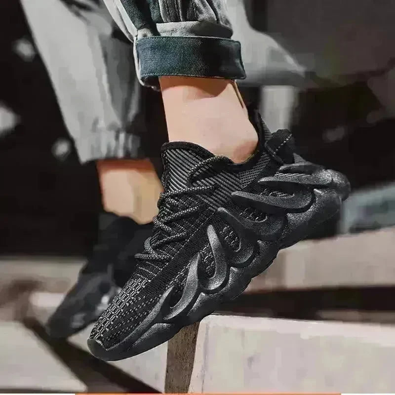 Fashion Sneakers With Wave Sole Cool Sports Shoes Men - EX-STOCK CANADA