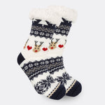 Christmas Women's Thickened Fleece-lined Room Socks EX-STOCK Canada 