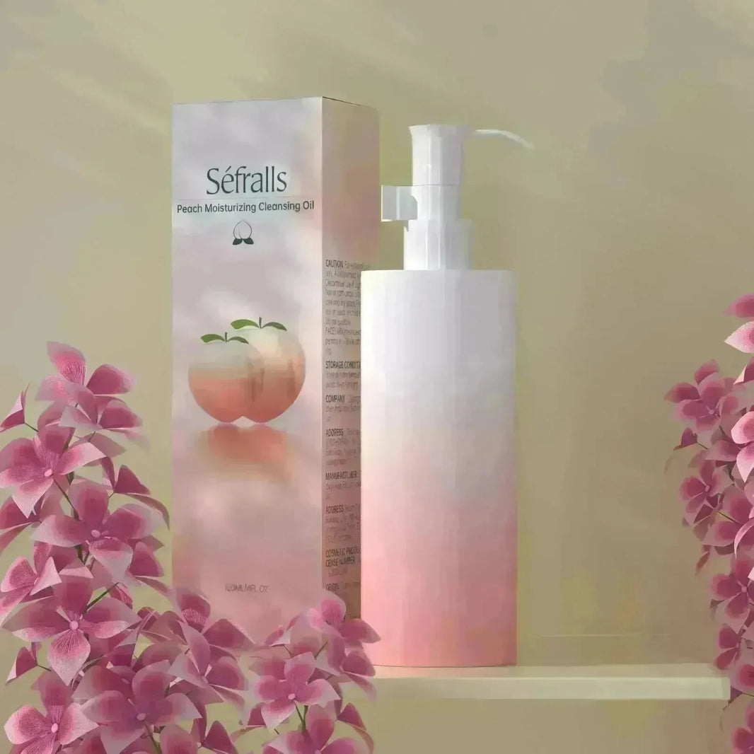 Sefralls Peach Moisturizing Cleansing Oil Natural Ingredients Makeup Removal Oil With Hydrating Jojoba 120ml - EX-STOCK CANADA
