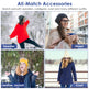 1Set Winter Beanie Hat Scarf Set Women Warm Knitting Skull Cap Neck Warmer For Walking Running Hiking Camping Outdoors Gift EX-STOCK