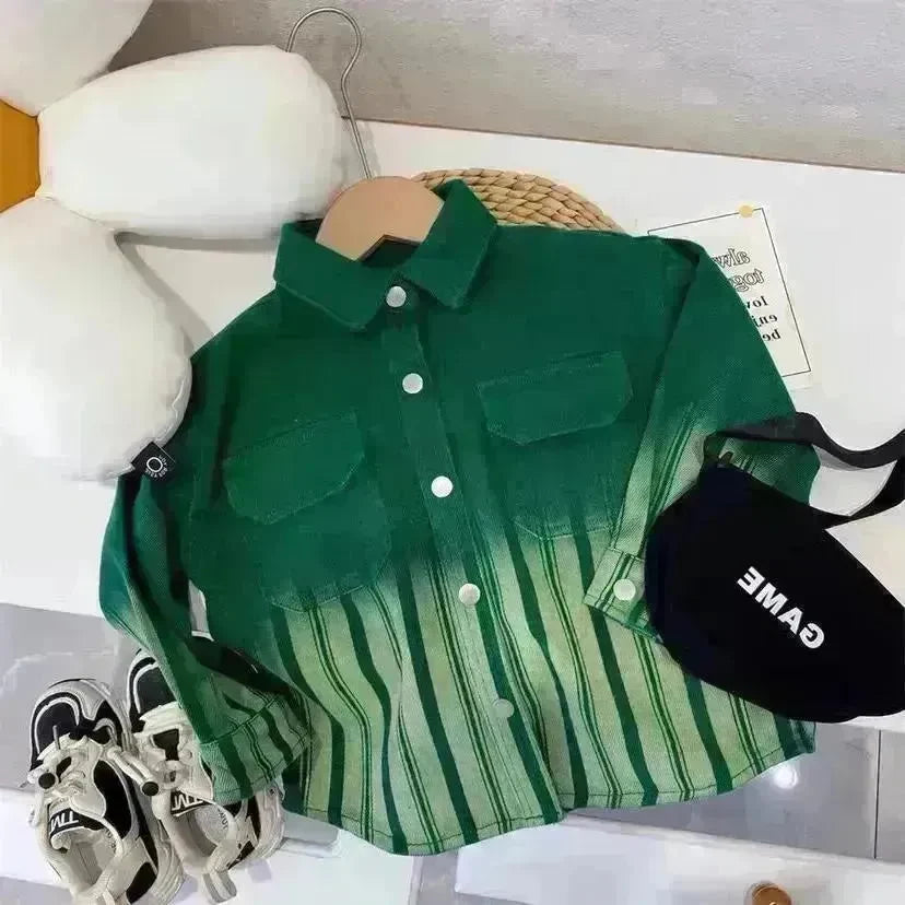 Fashionable And Personalized Boy's Spring Denim Jacket - EX-STOCK CANADA