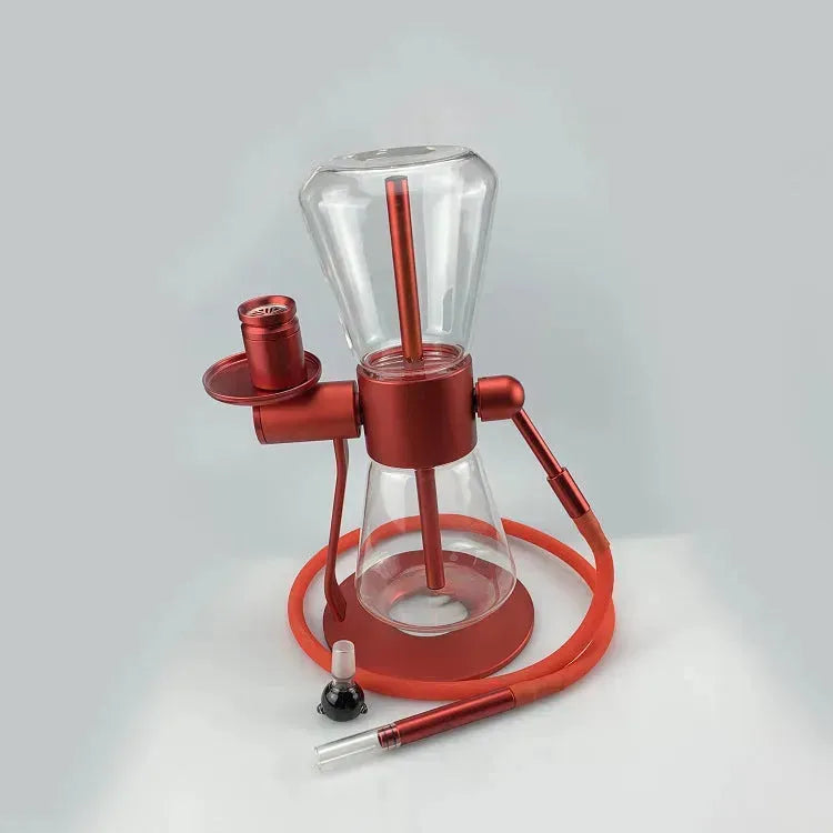 Hourglass Type Rotary Gravity Hookah