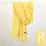 Pure Color Warm Keeping Scarf All-match Cashmere Shawl - EX-STOCK CANADA