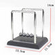 Newton's Cradle Steel Balance Ball Desk Toy – Physics Pendulum Science Gift for Kids & Adults