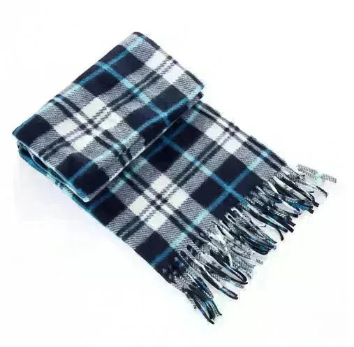 Handmade Autumn And Winter Velvet Fleece Plaid Scarf - EX-STOCK CANADA