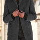 Women's New Vintage Solid Color Button-up Stand-up Collar Woolen Jacket - EX-STOCK Canada