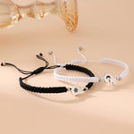Hand-woven Adjustable Puzzle Love Sun Moon Couple Bracelets - EX-STOCK Canada