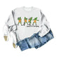 Women's Christmas Printed Long Sleeved  Pullover Sweatshirt - EX-STOCK CANADA