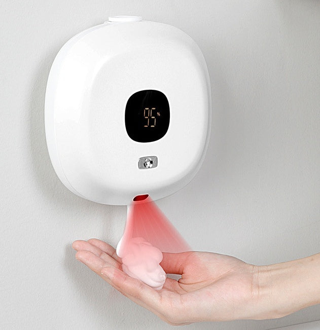 Wall-mounted Soap Dispenser Smart Sensor Wall Mounted Induction Bubble Soap Machine EX-STOCK Canada 