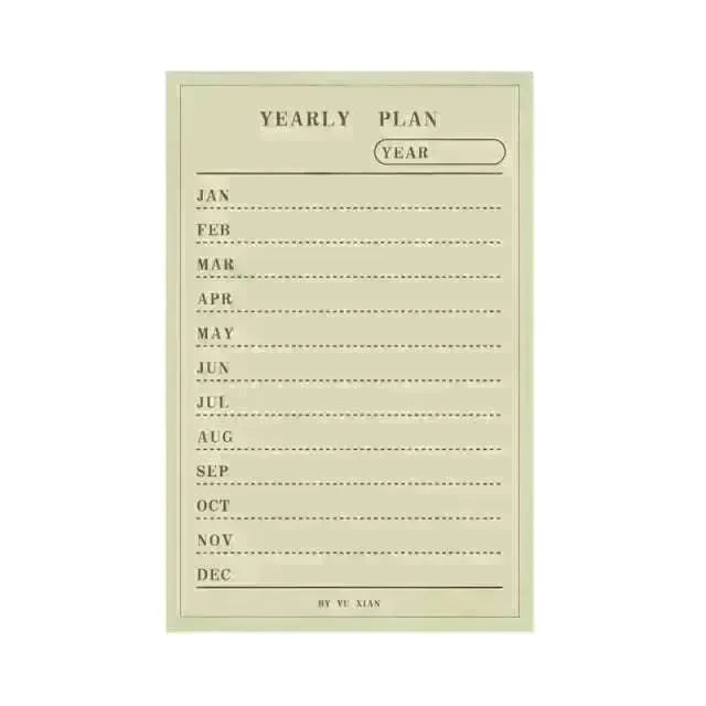 Daily Weekly Notepad Planner Tearable Message Memo Book - EX-STOCK CANADA
