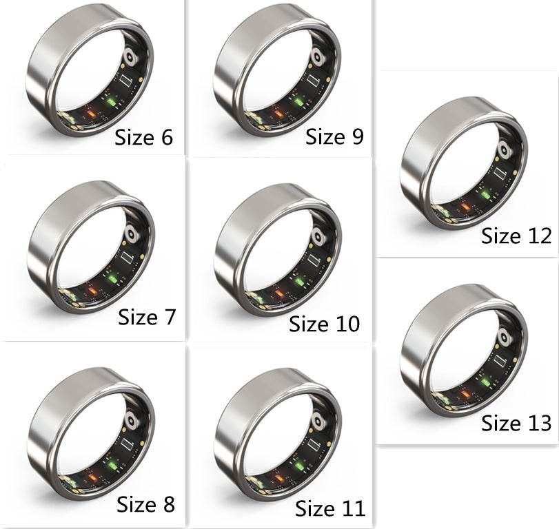 Smart Heart Rate Blood Oxygen Sleep Analysis Detection Ring Waterproof Multifunctional Ring EX-STOCK Canada 