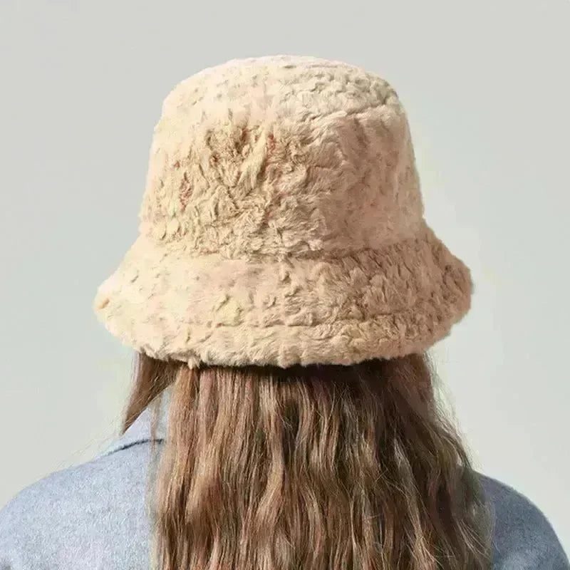 Lambswool Fisherman Sherpa Fleece Hat Winter Warm Fashionable Solid Color Hats For Women - EX-STOCK CANADA
