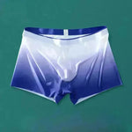 Ice Silk Men's Breathable Full Seamless Boxer Brief Pant underwear