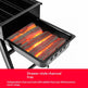Portable Folding Charcoal Grill with Seasoning Plate, Black, 60 cm