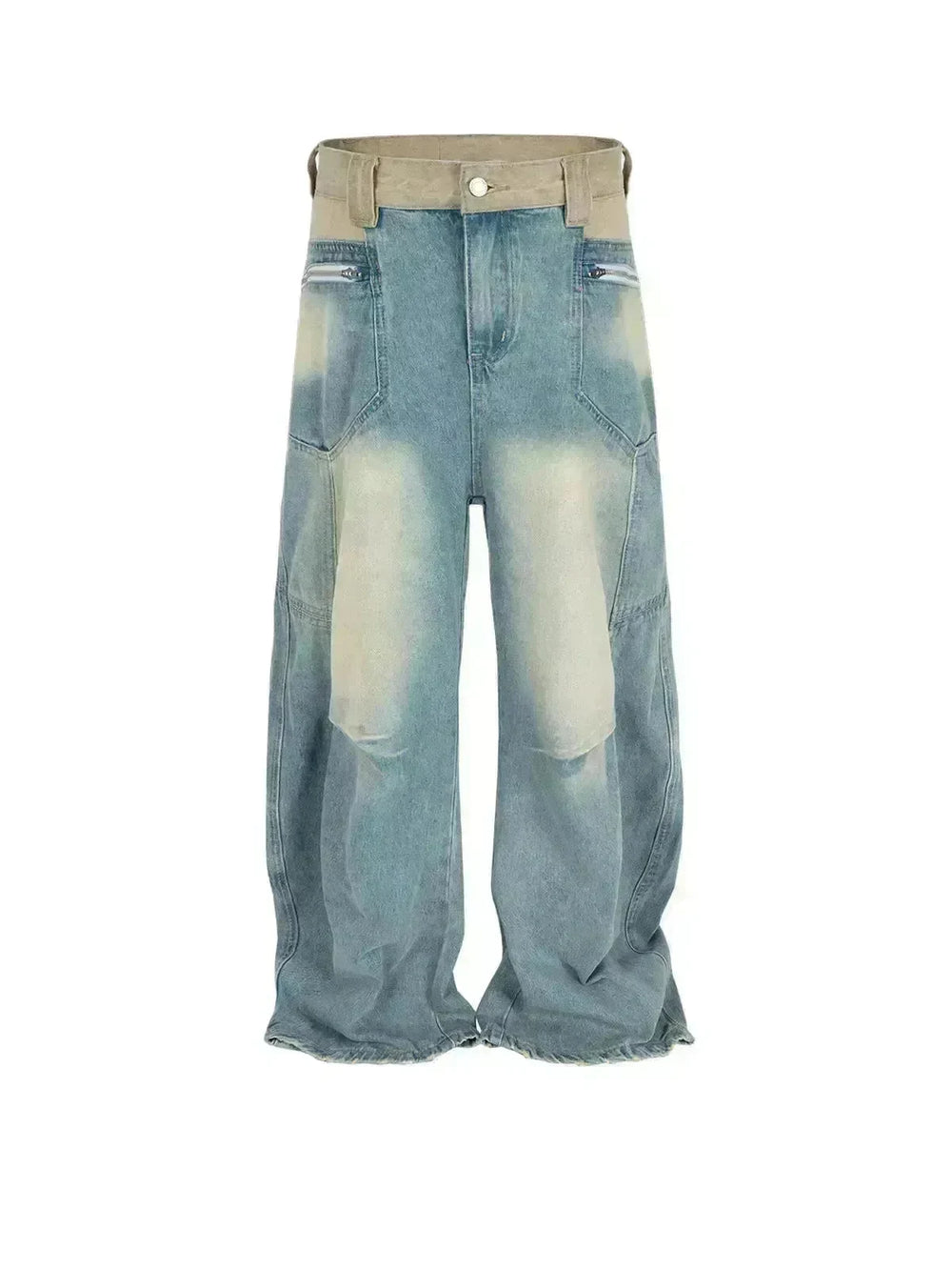 Washed Distressed Design Baggy Jeans Pant For Men And Women - EX-STOCK CANADA