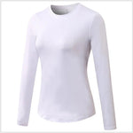Quick Drying Breathable Long Sleeve Yoga Workout Gym T-shirt for women - EX-STOCK CANADA