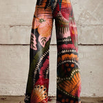 Horn Simulation Denim Trousers Loose Pants For Women 